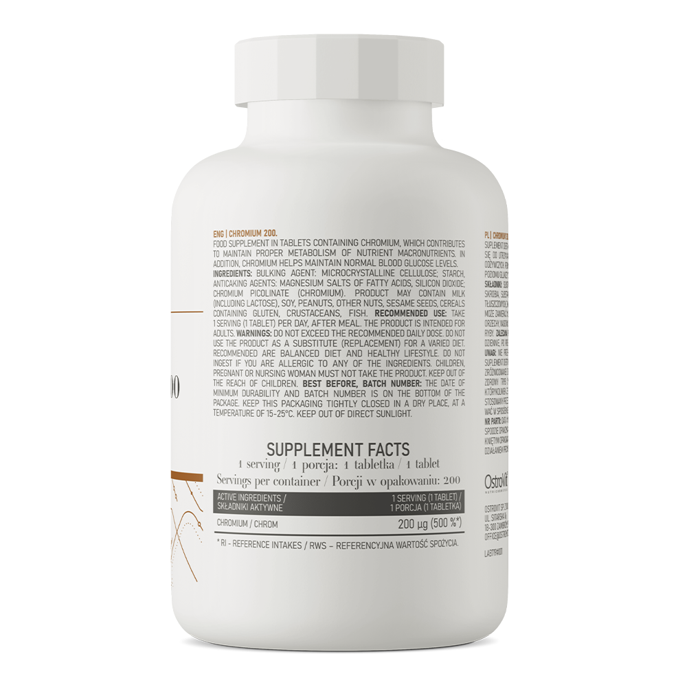 OstroVit Chromas 200 mg, 200 tabletti