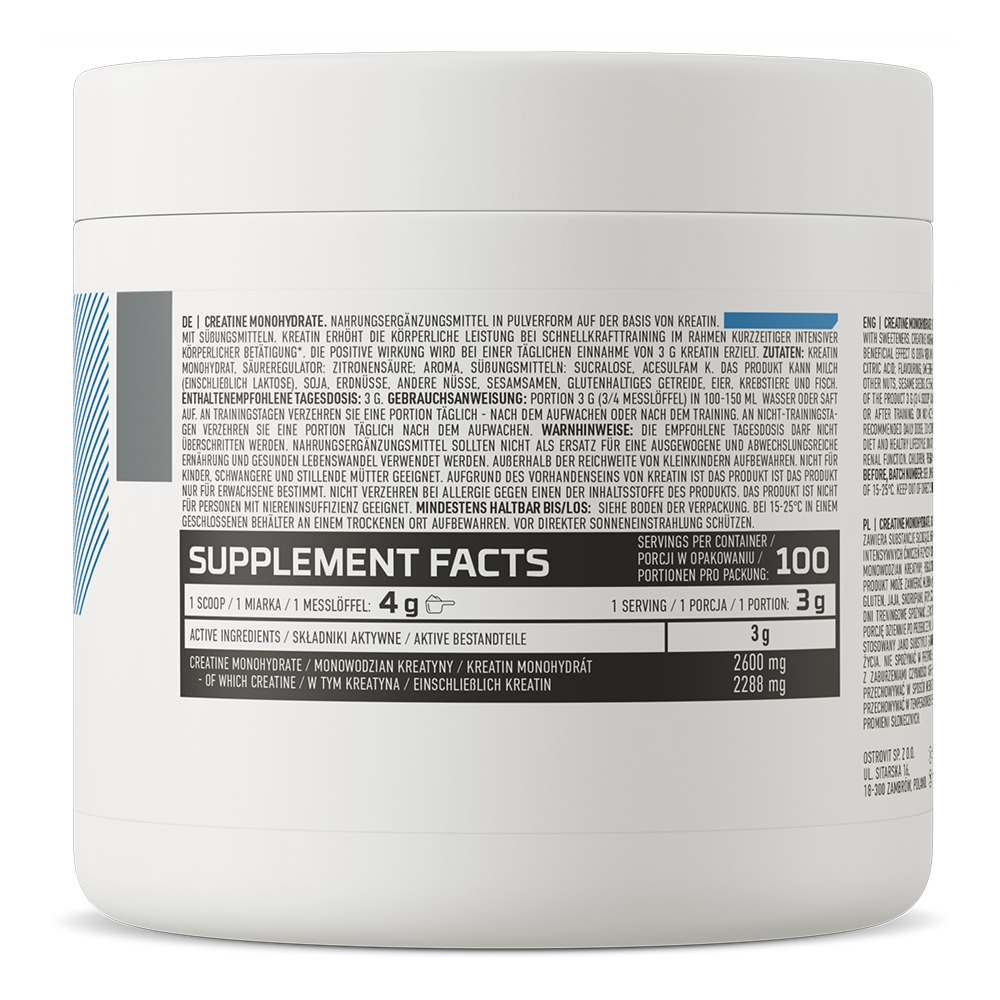 OstroVit kreatiinmonohüdraat, koolamaitse, 300 g