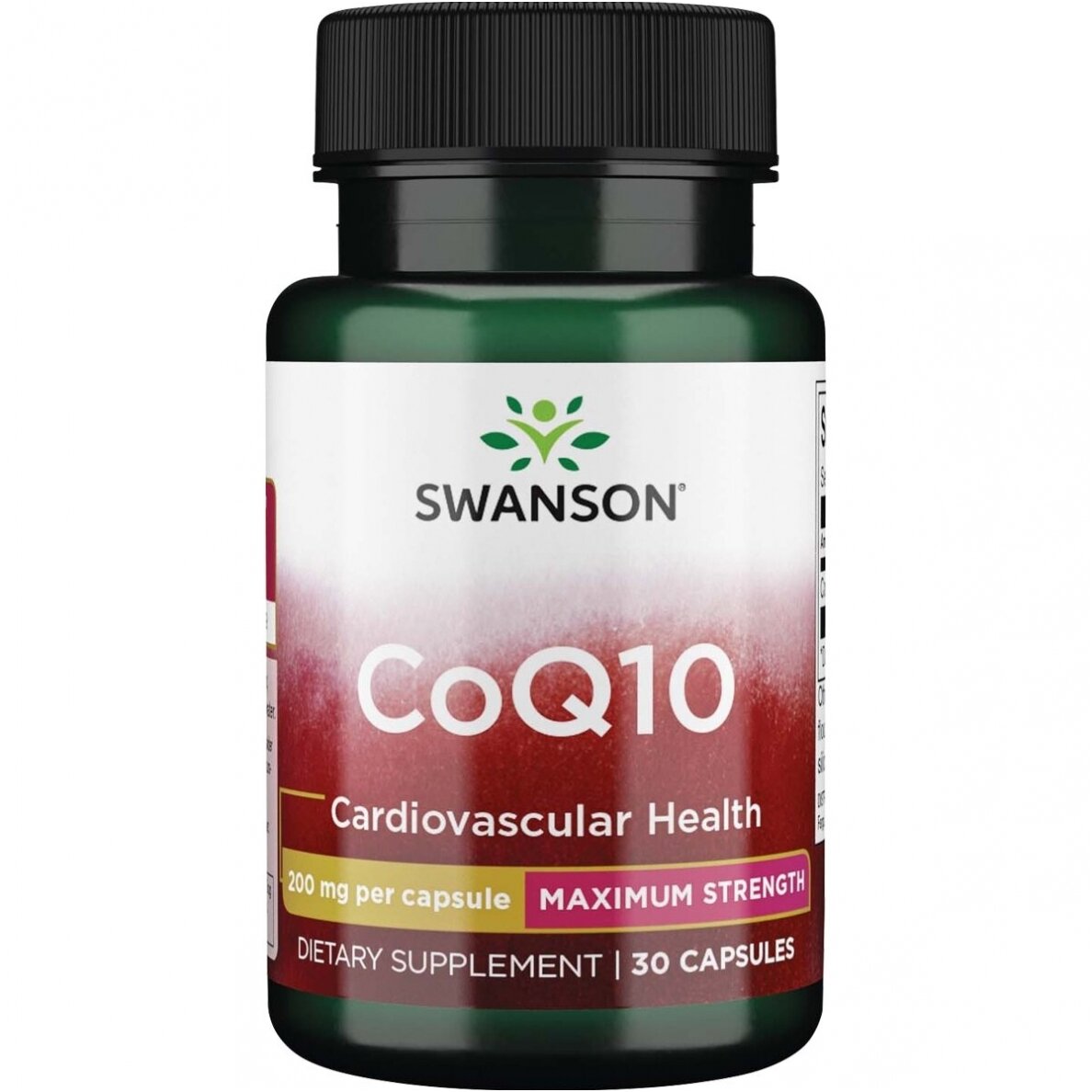 SWANSON KOENSÜÜM Q10 200 MG, 30 KAPSLIT