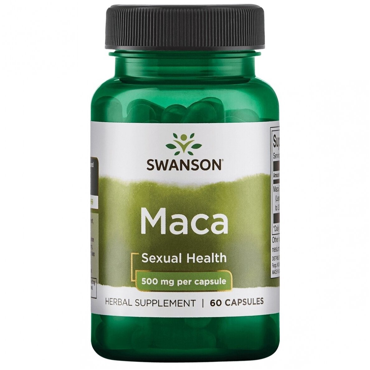 SWANSON MACA 500 MG, 60 KAPSLIT