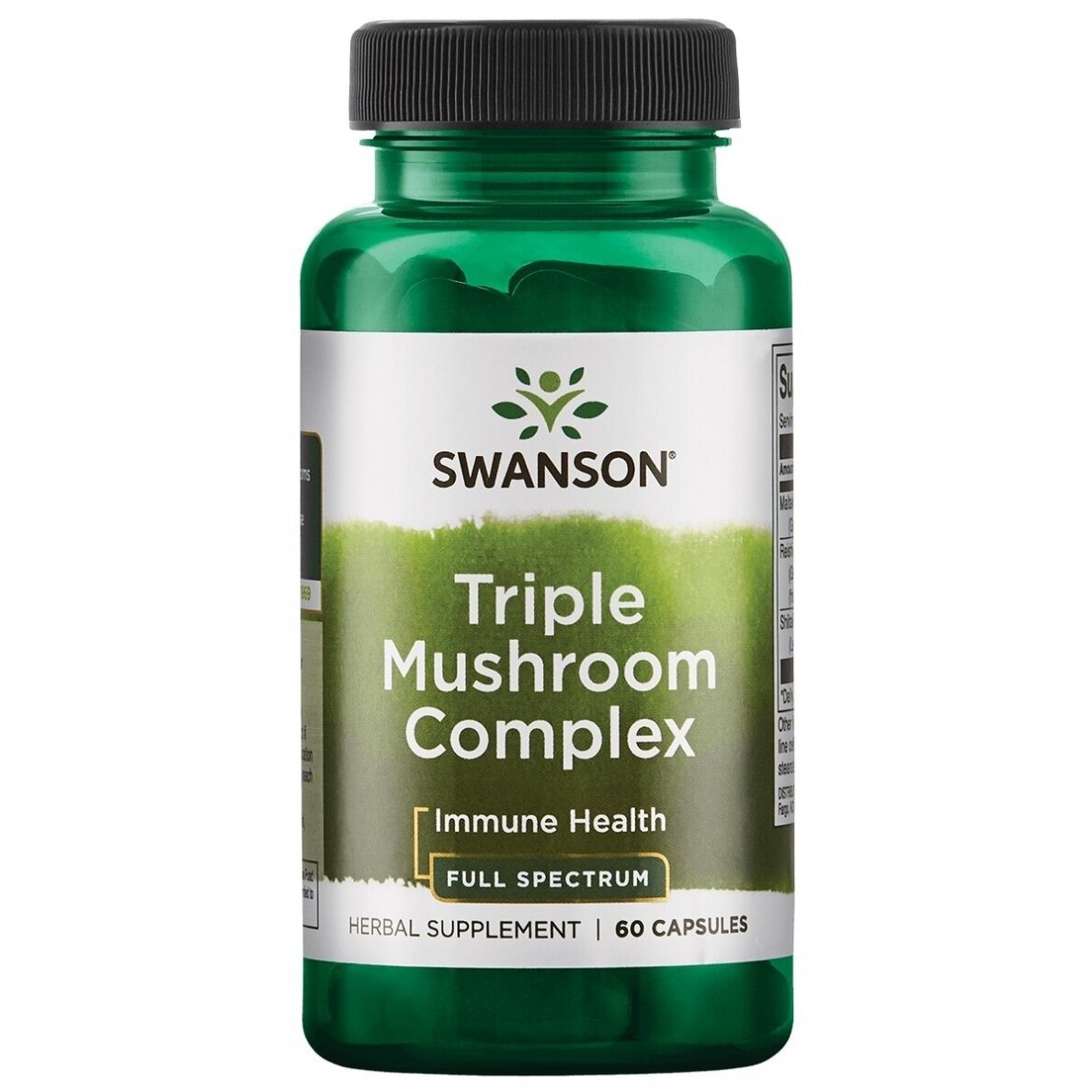 SWANSON MAITAKE, REISHI, SHIITAKE, 60 KAPSLIT.