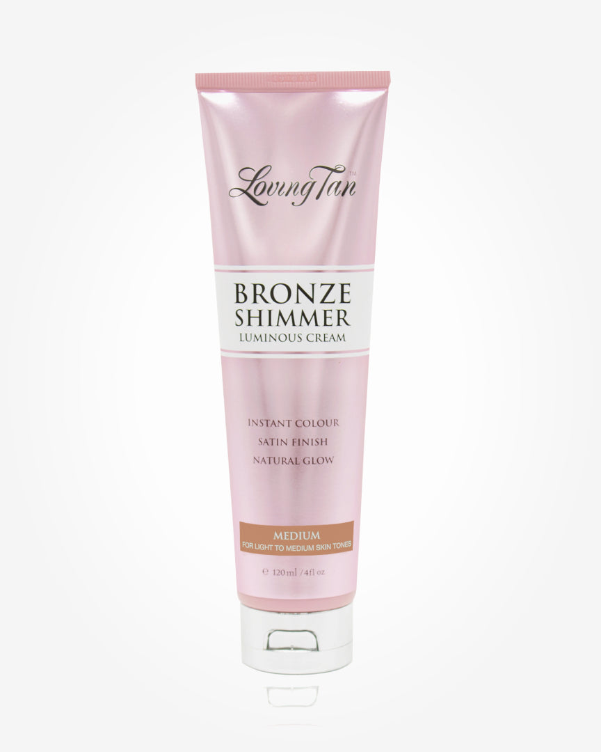 LovingTan BRONZE Shimmering Glow Cream - Medium, 120ml