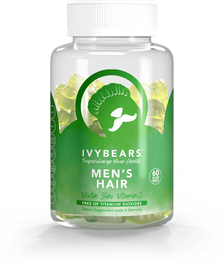IVYBEARS Витамины для мужских волос, 60 шт.