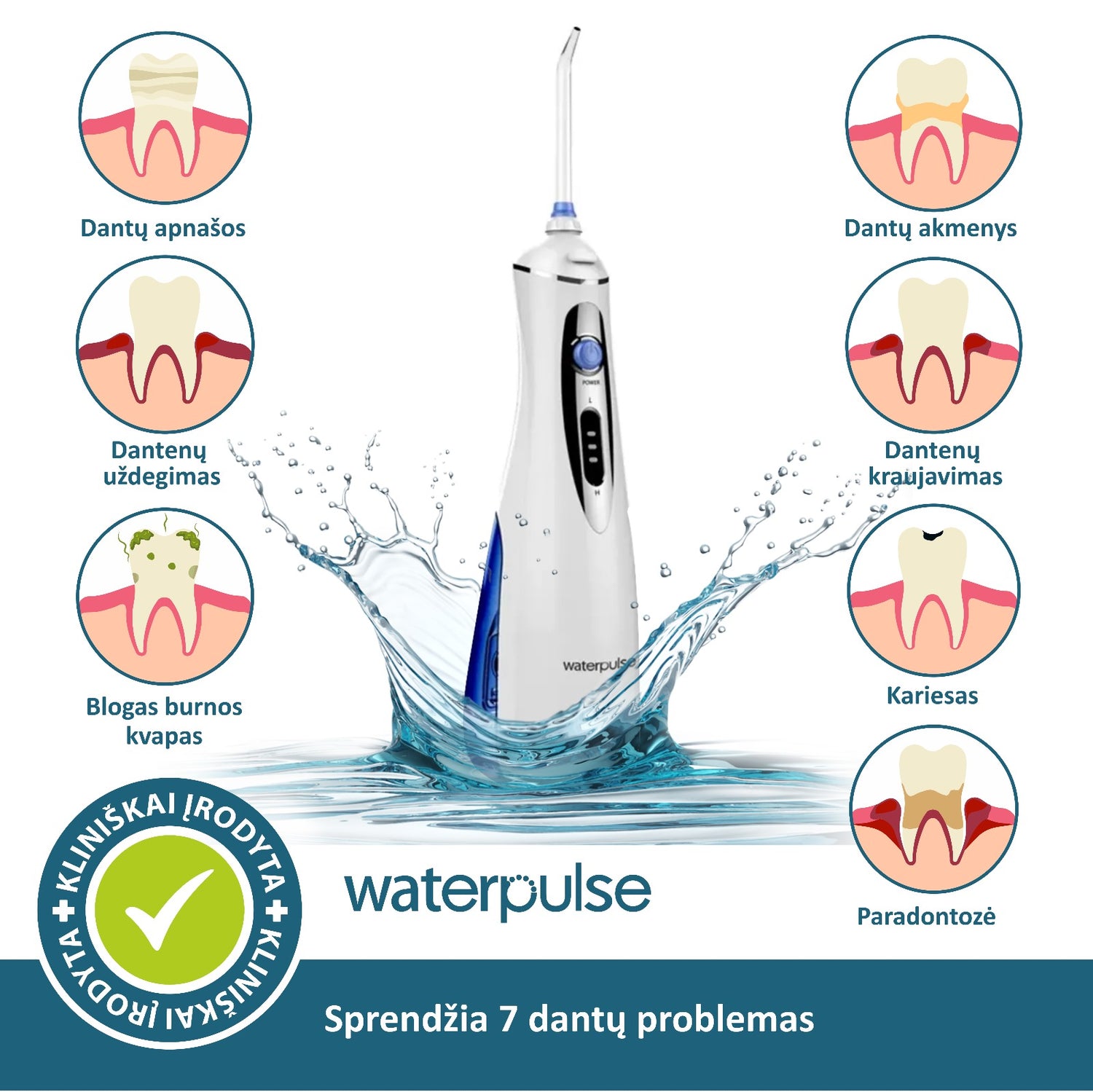 Waterpulse V400 Plus juhtmeta irrigatsioonivahend