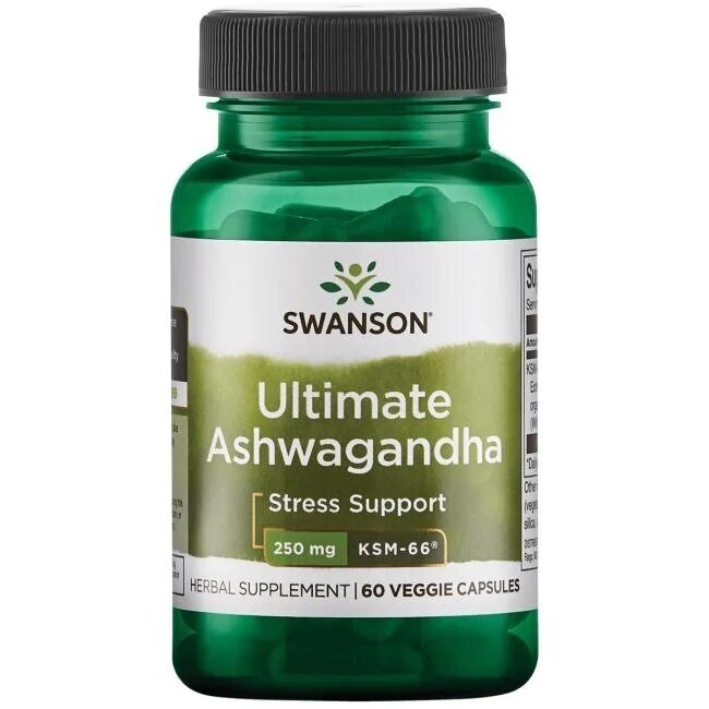 ASHWAGANDHA KSM-66 EXTRACT, 60 CAPS.