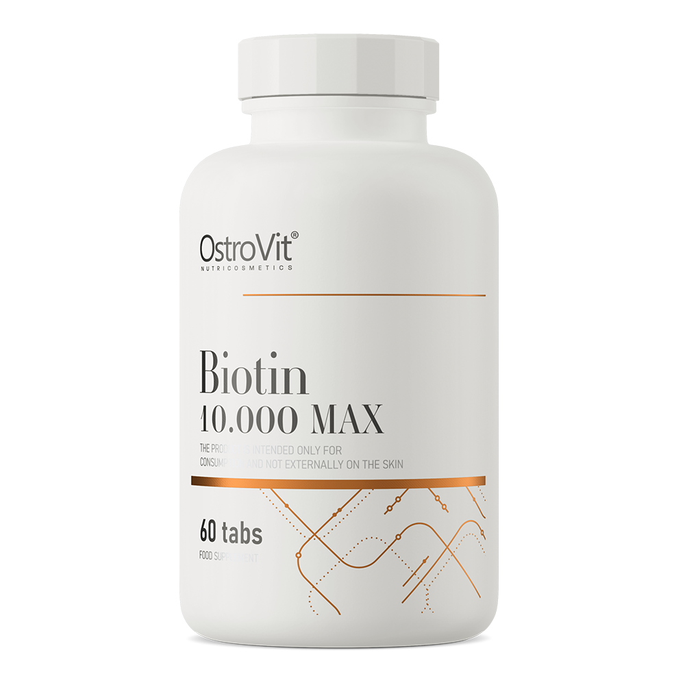 OstroVit Biotin 10.000 MAX, 60 tabletti