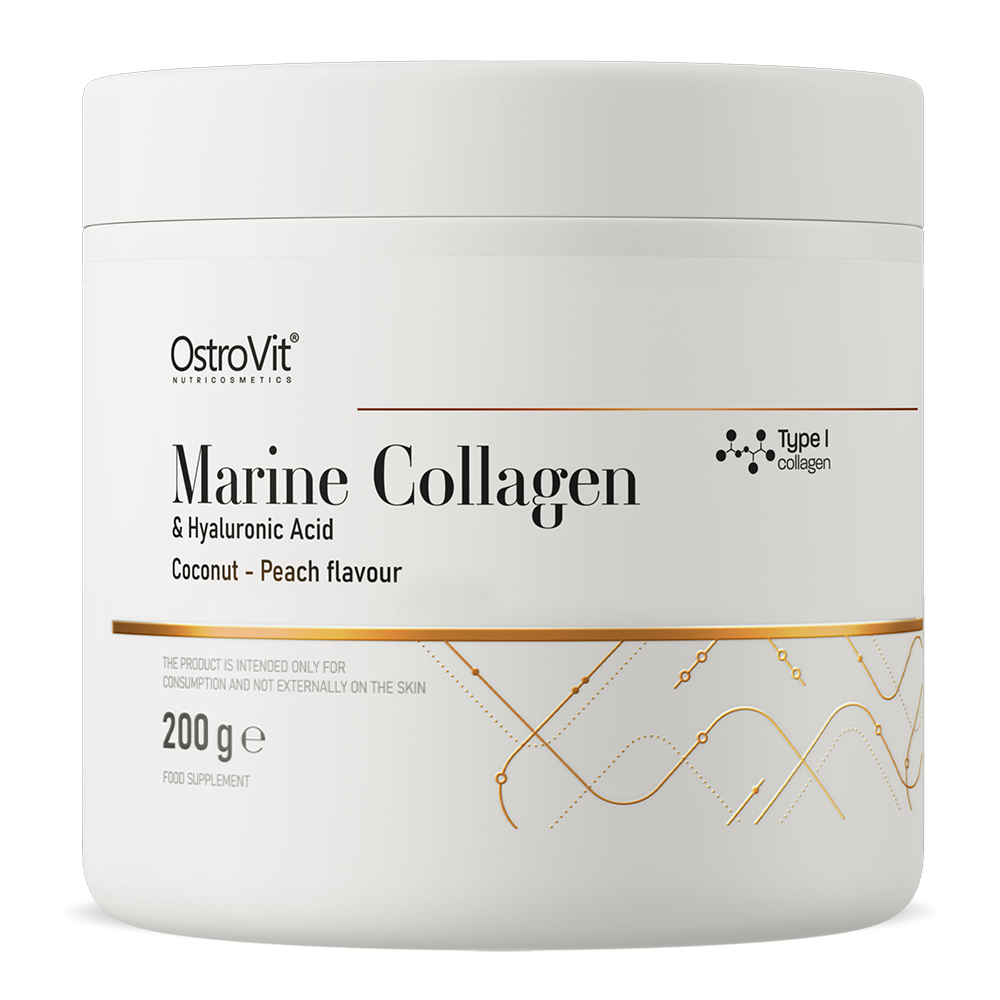 OstroVit Marine collagen + Hyaluronic acid + Vitamin C 200 g