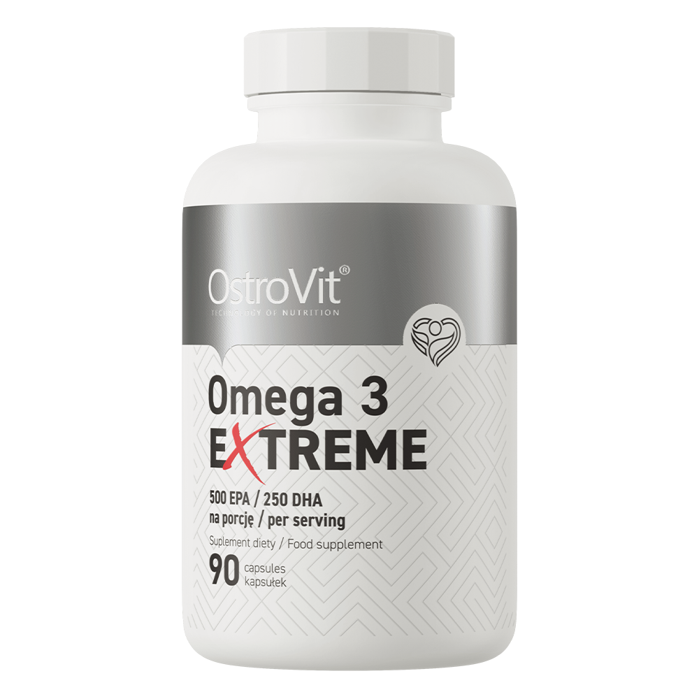 OstroVit Omega 3 Extreme 500 EPA / 250 DHA, 90 kapslit
