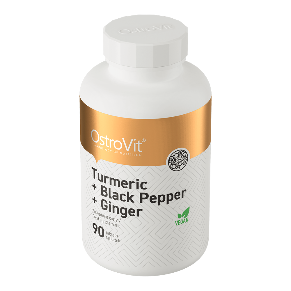 OstroVit Turmeric + Black Pepper + Ginger, 90 tabs