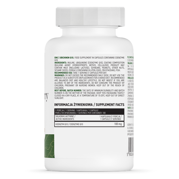 OstroVit Coenzyme Q10 VEGAN, 100 kapslit