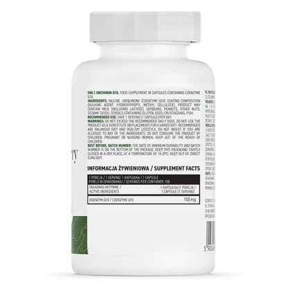 OstroVit Coenzyme Q10 VEGAN, 100 kapslit