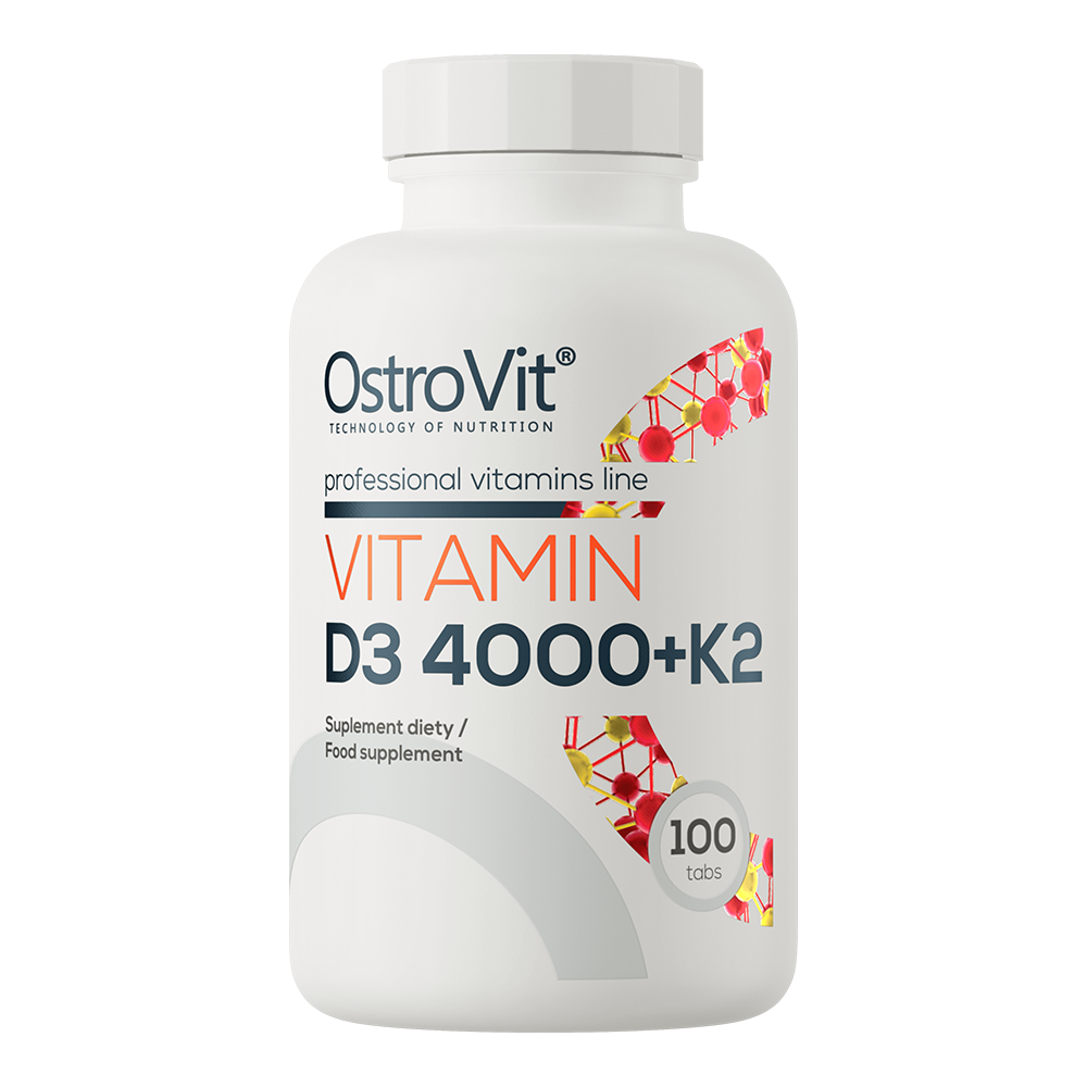 OstroVit D3-vitamiin 4000 + K2, 100 tabletti