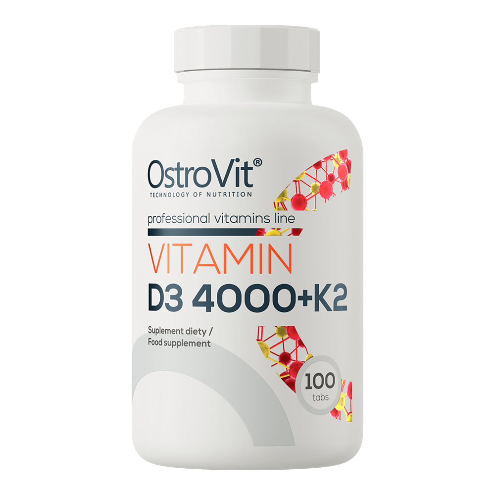 OstroVit Витамин D3 4000 + K2, 100 табл.