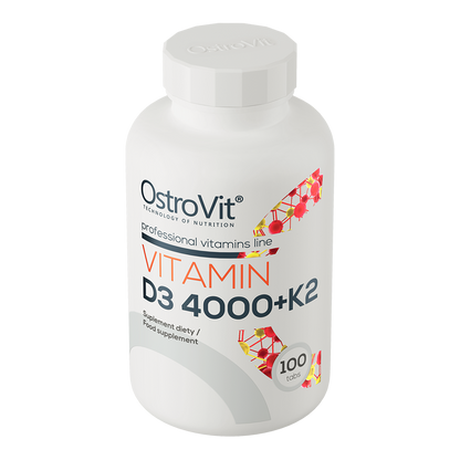 OstroVit D3-vitamiin 4000 + K2, 100 tabletti