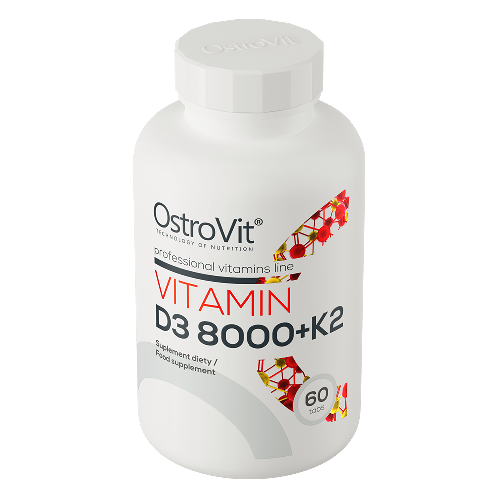 OstroVit D3-vitamiin 8000 IU + K2, 60 tabletti