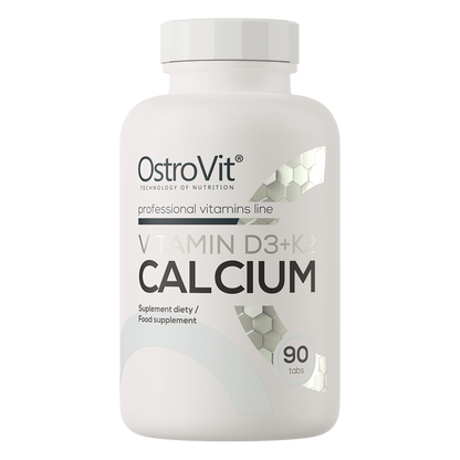 OstroVit Vitamin D3 + K2 + Calcium, 90 tabs