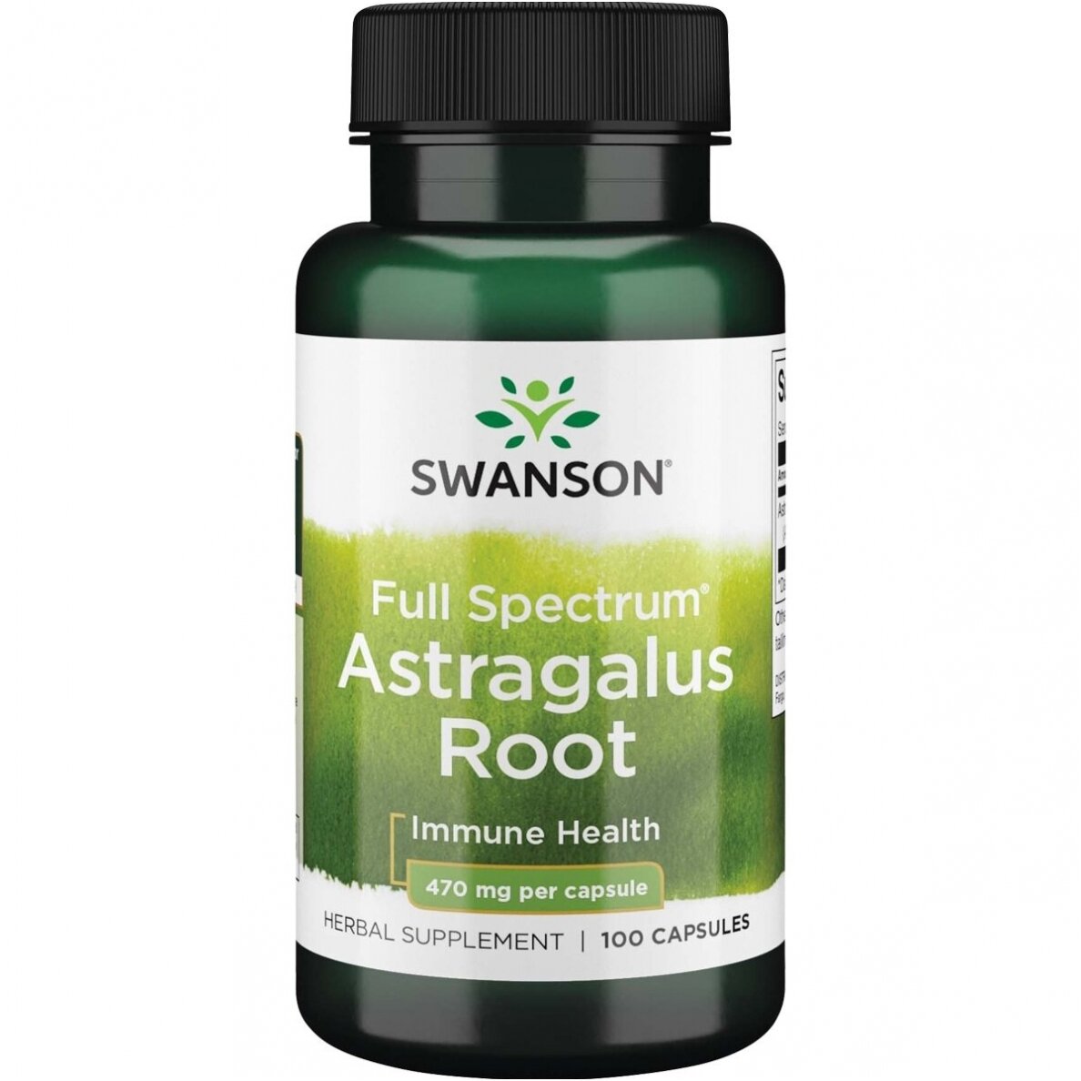 SWANSON ASTRAGALUS (PAHKLUU) 470 MG, 100 KAPSLIT