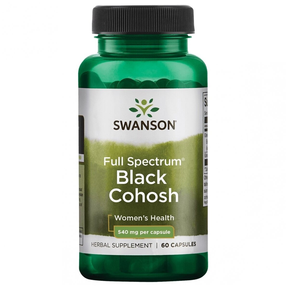 SWANSON BLACK COHOSH 540 МГ, 60 КАПСУЛ