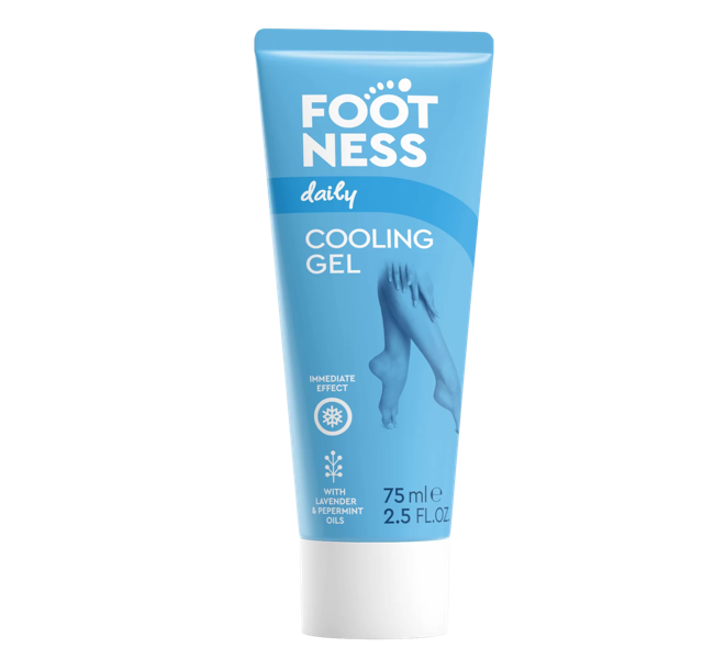 FOOTNESS Cooling Gel with lavender and peppermint oils, 75 ml