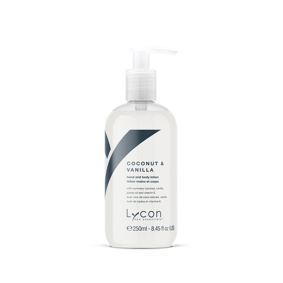 Coconut and vanilla scented hand and body lotion, 250 ml