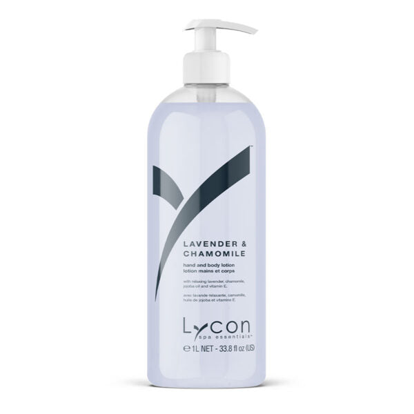 Lavender and chamomile scented hand and body lotion, 1000ml