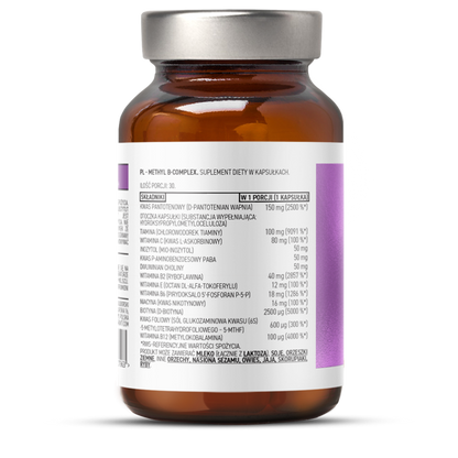 OstroVit Pharma Methyl B-Complex, 30 kapslit