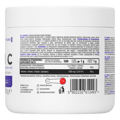 OstroVit Supreme Puhas C-vitamiin, 500 g