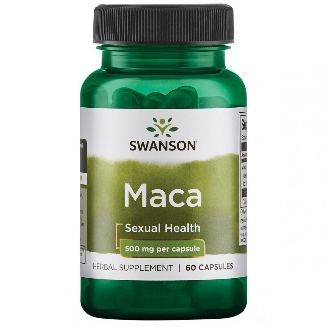 SWANSON MACA 500 MG, 60 KAPSLIT