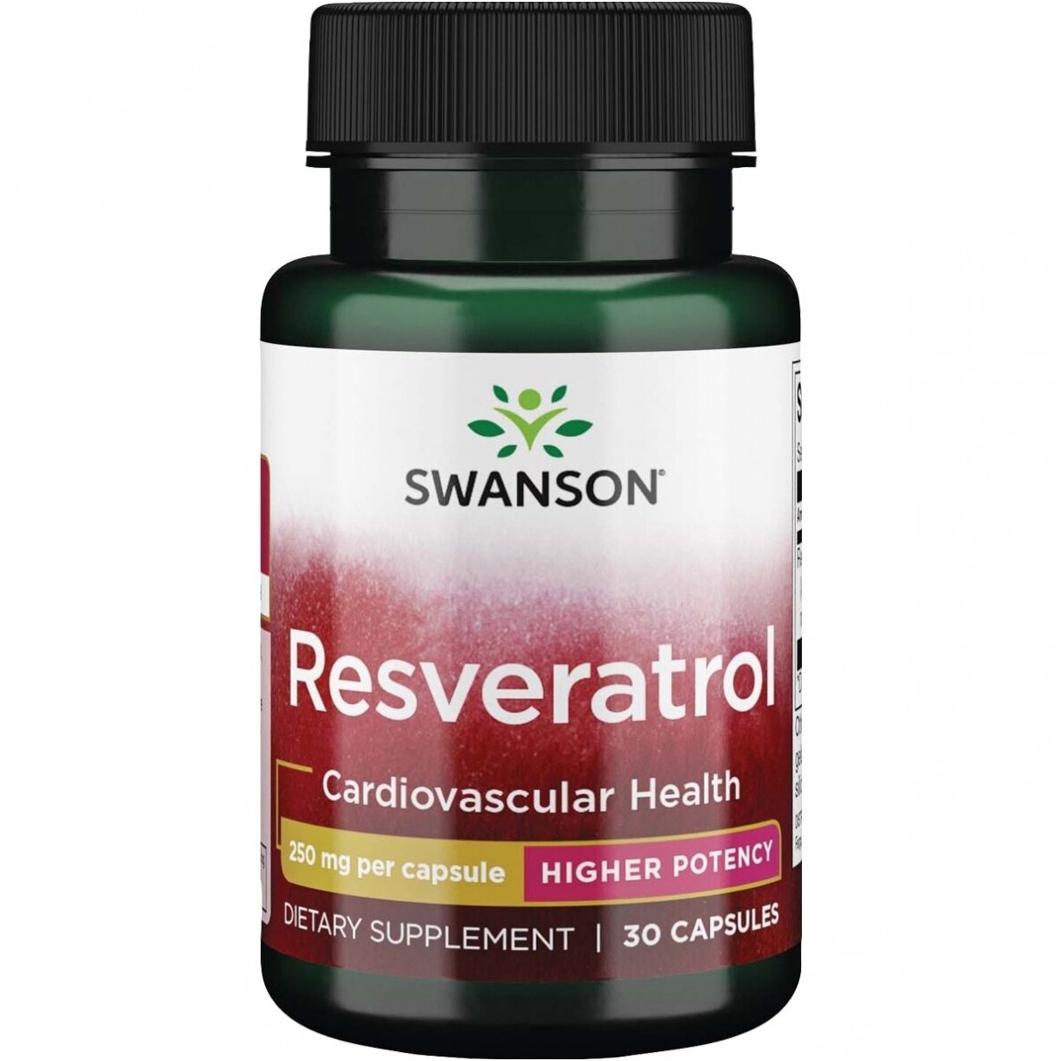 SWANSON RESVERATROL 250 MG, 30 CAPSULES