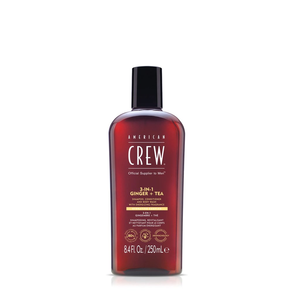 American Crew 3-in-1 Ginger + Tea, 250 ml