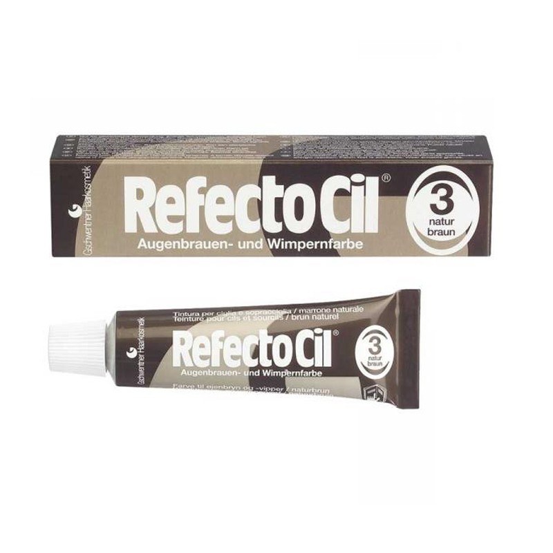 RefectoCil Natural Brown 3 dažai, 15 ml