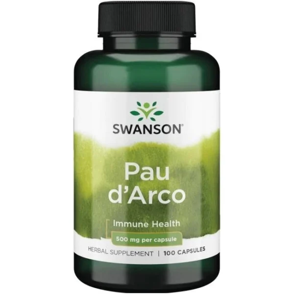 SWANSON PAU D'ARCO 500 MG, 100 KAPSLIT