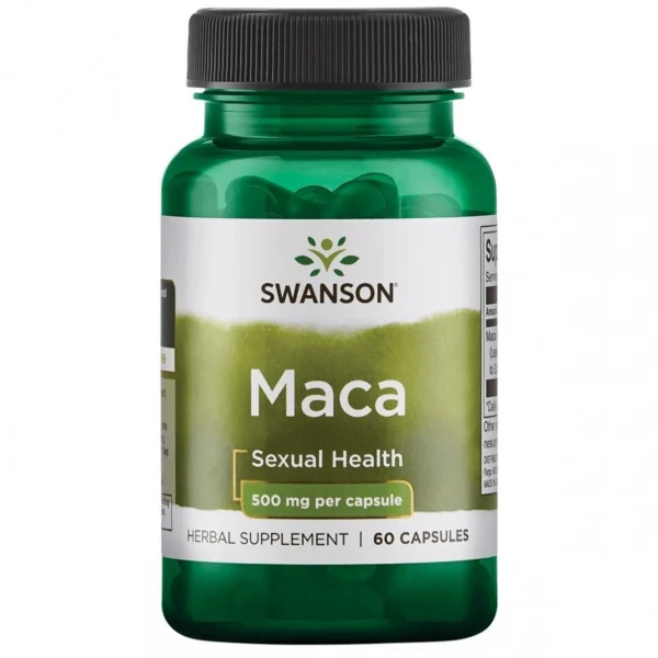 SWANSON MACA 500 MG, 60 KAPSLIT