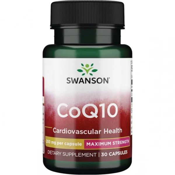 SWANSON KOENSÜÜM Q10 200 MG, 30 KAPSLIT
